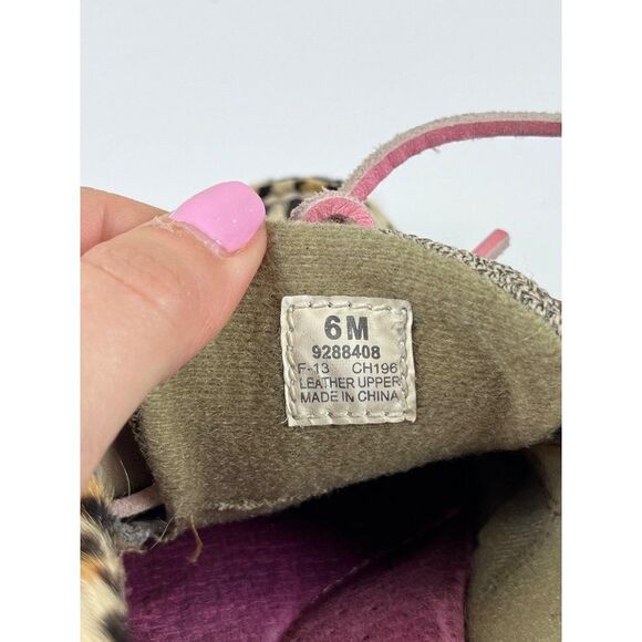 Sperry Top-Sider Bluefish Leopard Print Pony Hair Boat Shoes Women's Size 6M - Picture 9 of 10